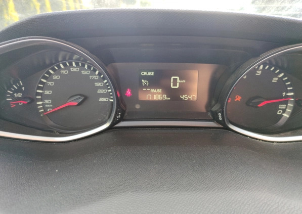 Peugeot 308 cena 17900 przebieg: 171896, rok produkcji 2016 z Szamocin małe 37